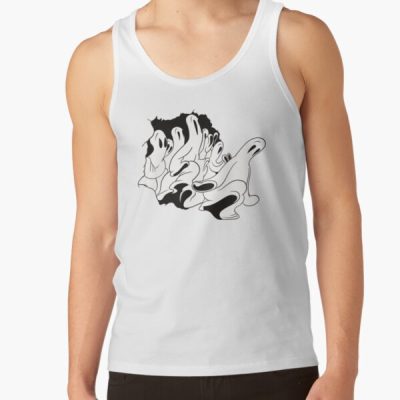 Cartoon Ghosts Tank Top Official Ghostemane  Merch