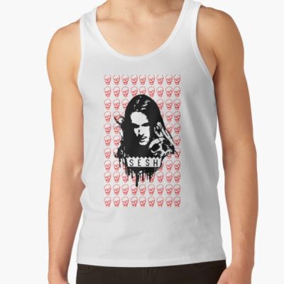 Bones Team Sesh Design Tank Top Official Ghostemane  Merch