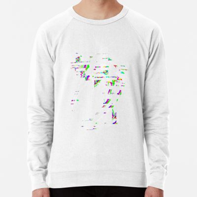 Ondoyance - Ghostemane White (Glitch). Sweatshirt Official Ghostemane  Merch