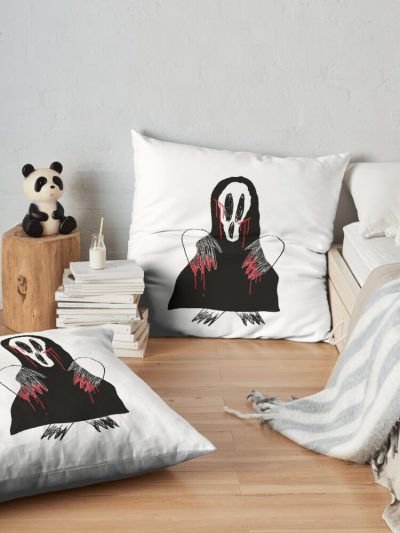 ★★★ Throw Pillow Official Ghostemane  Merch