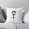 Ghostemane Logo Throw Pillow Official Ghostemane  Merch