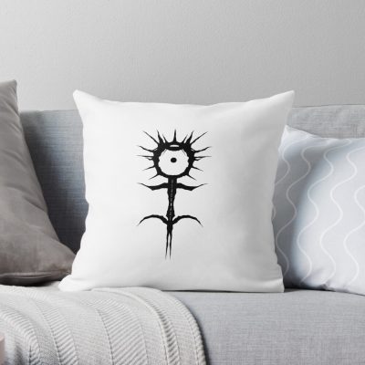 Ghostemane Logo Throw Pillow Official Ghostemane  Merch