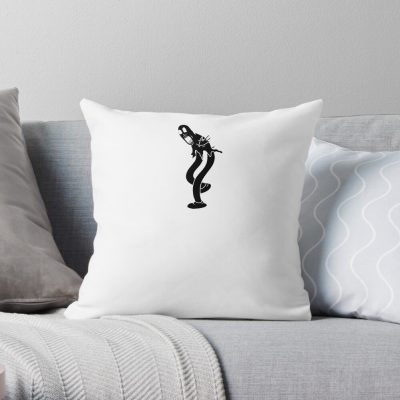 Ghostemane Cartoon Throw Pillow Official Ghostemane  Merch