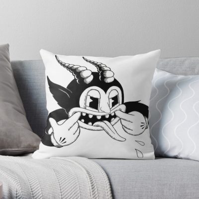 Felix Cartoon Ghostemane Throw Pillow Official Ghostemane  Merch