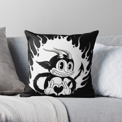 Felix Cartoon Ghostemane Love Throw Pillow Official Ghostemane  Merch