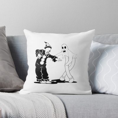 Koko The Clown Throw Pillow Official Ghostemane  Merch