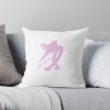 Pink Ghostemane Throw Pillow Official Ghostemane  Merch