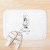 Skeleton Girl (Full Body/Black And White) Bath Mat Official Ghostemane  Merch