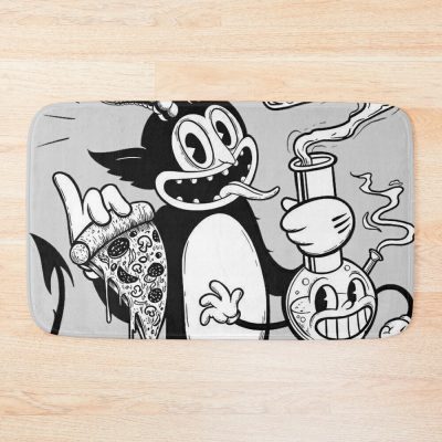 The Devil (Munchies) - Ghostemane X Cuphead Bath Mat Official Ghostemane  Merch