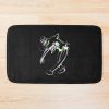 Ondoyance  Ghostemane White Glitch Bath Mat Official Ghostemane  Merch