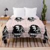 Bones Team Sesh Design Throw Blanket Official Ghostemane  Merch