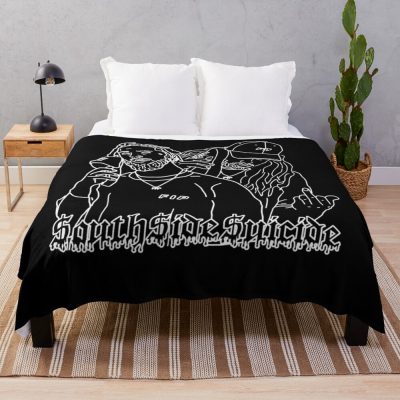 Call Me South Side Invert Gift For Fan Throw Blanket Official Ghostemane  Merch