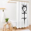 Ghostemane Logo Shower Curtain Official Ghostemane  Merch