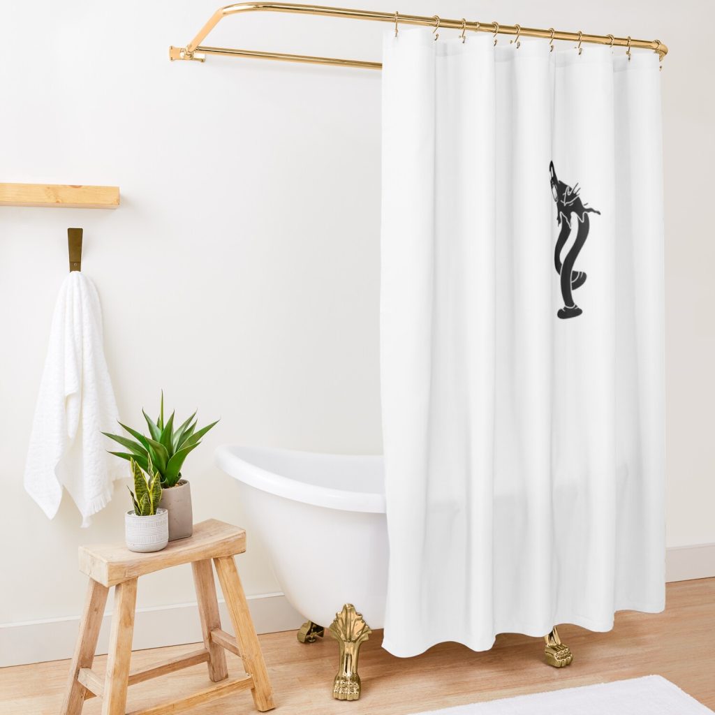 Ghostemane Cartoon Shower Curtain Official Ghostemane  Merch