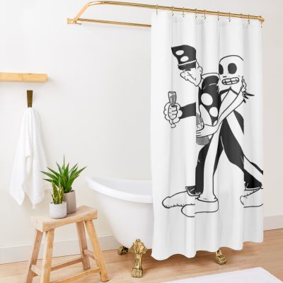 Koko The Clown, Ghost Mane, Ghostemane, 2022 Shower Curtain Official Ghostemane  Merch