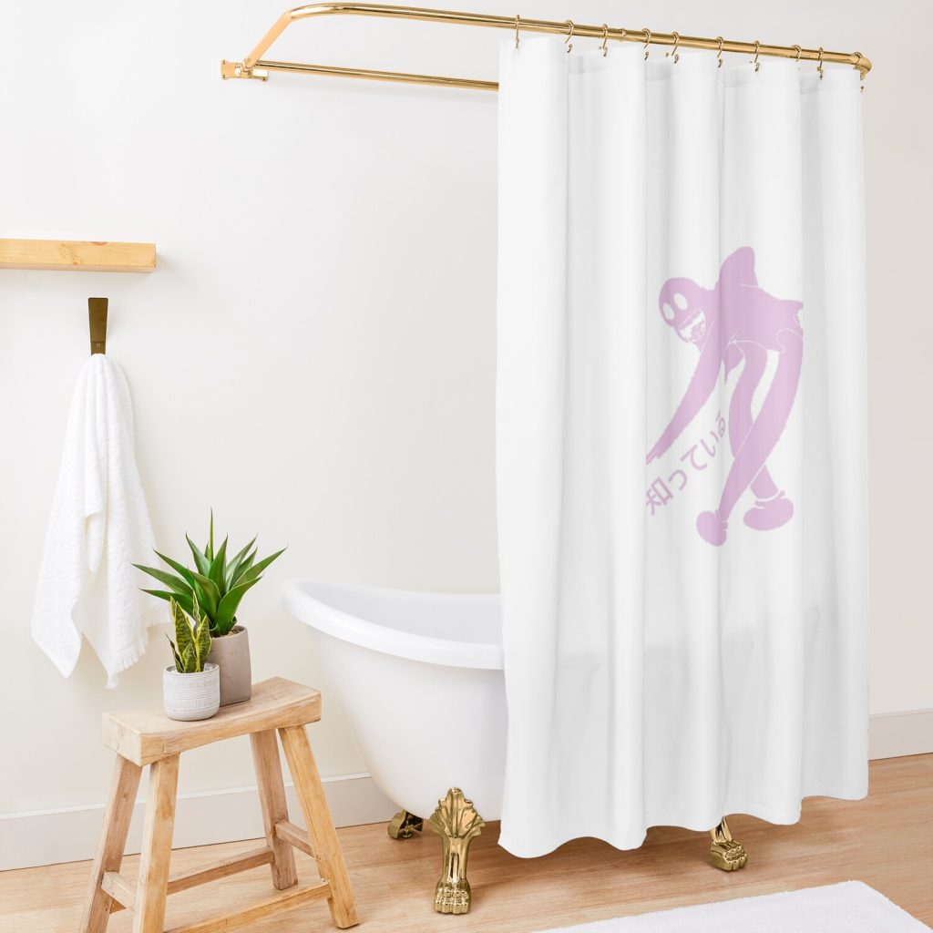 Pink Ghostemane Shower Curtain Official Ghostemane  Merch