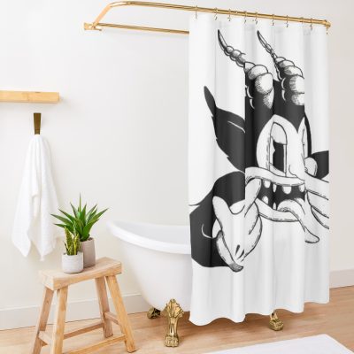 Felix Cartoon Ghostemane Shower Curtain Official Ghostemane  Merch